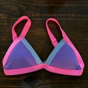 Colorblock Bikini Top